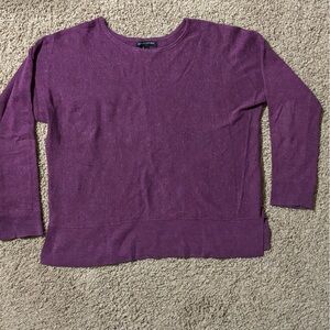 Banana Republic Rich Purple Crew Neck Sweater